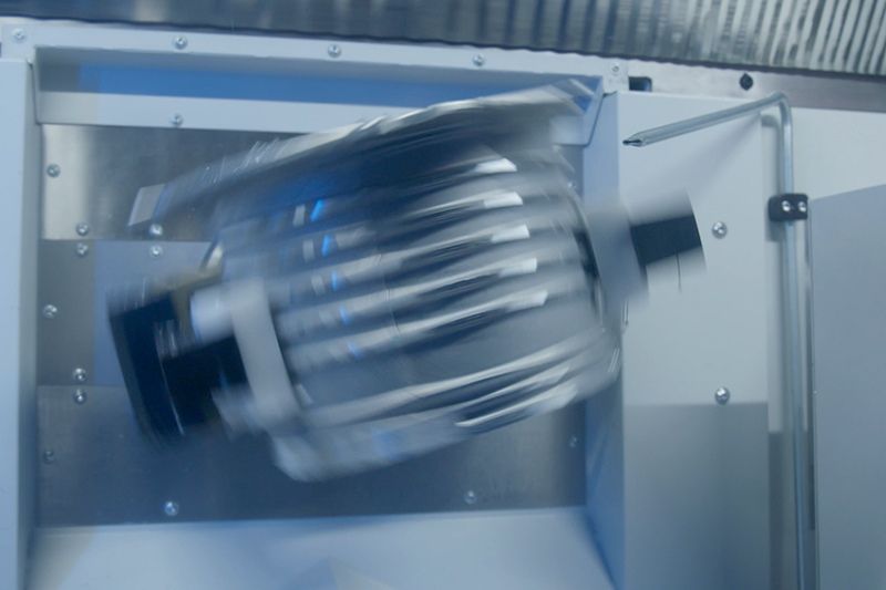 Spindle adjustment after a 180-degree rotation 
