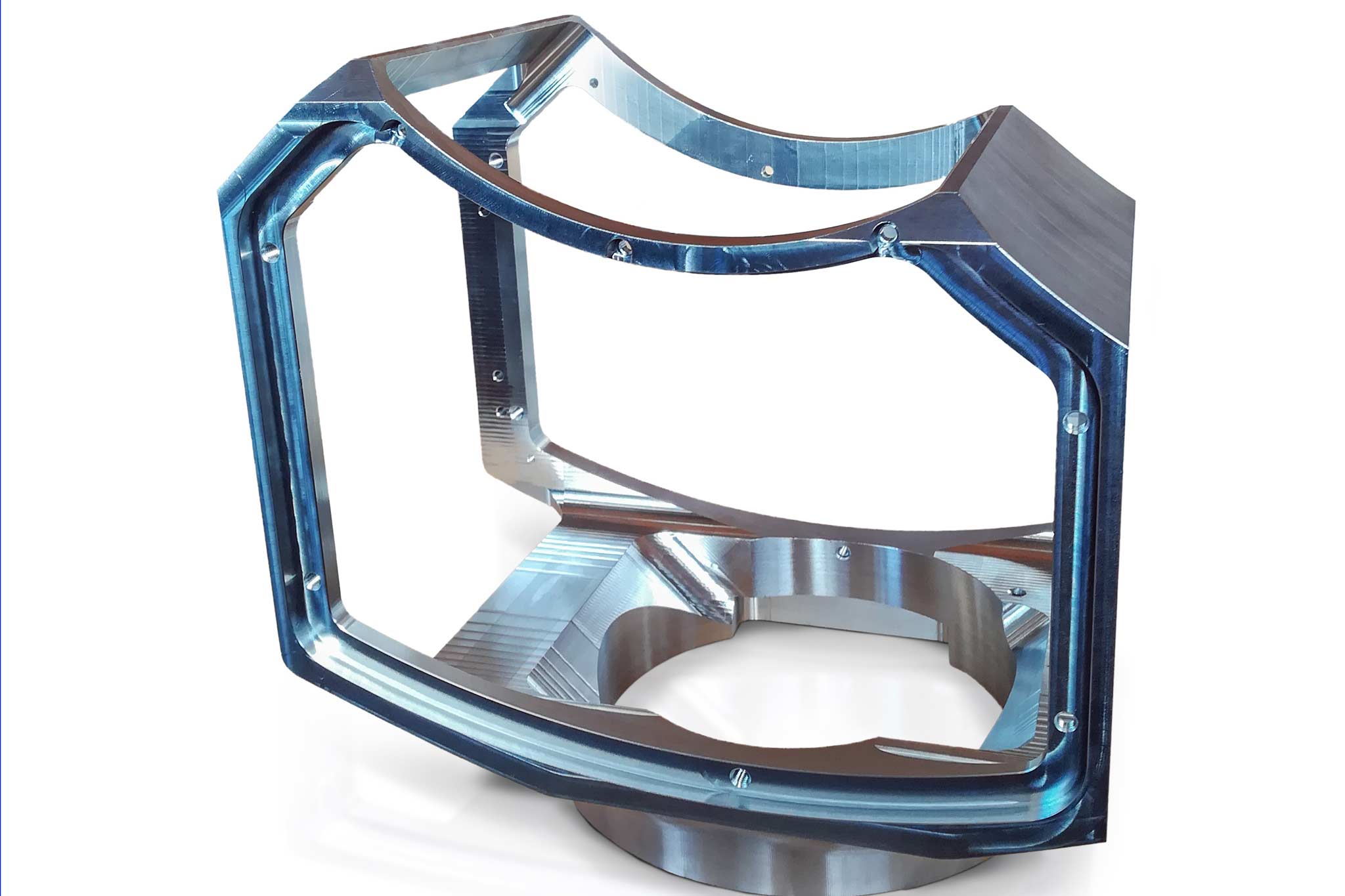 A component made from the high-strength aluminum alloy 7075 from Bonertz.