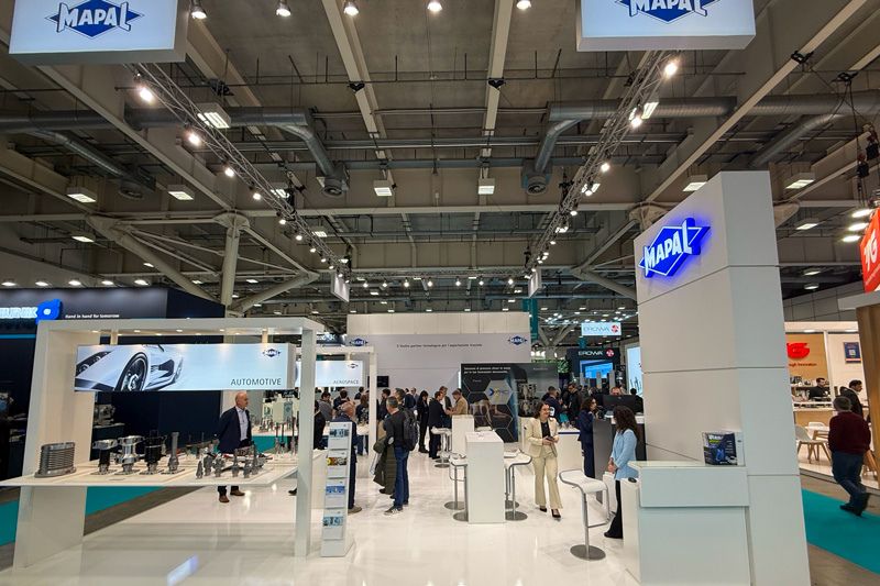 Messestand von MAPAL auf der MECSPE in Bologna