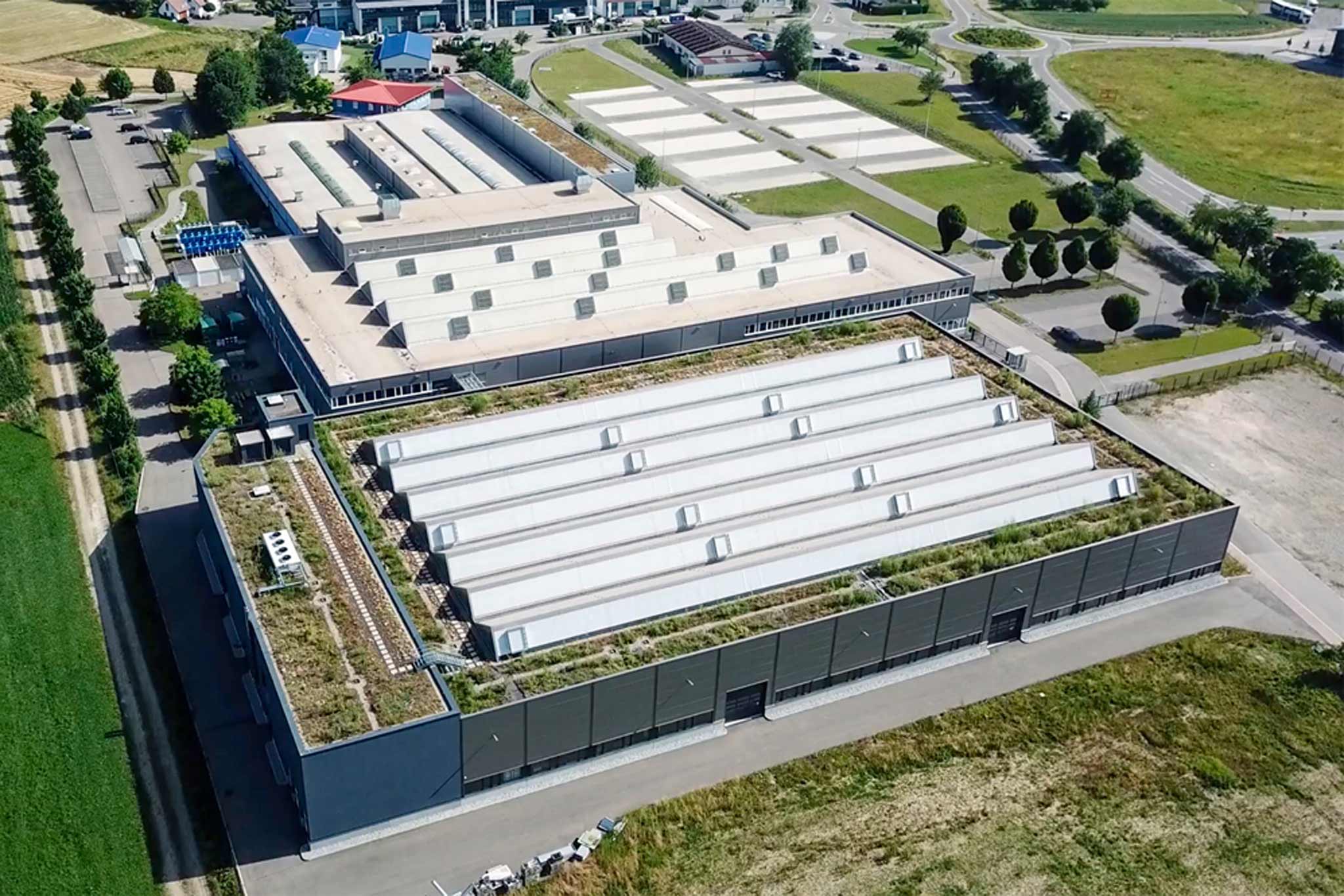 Alt-Text (max. 120 Z)	Aerial view of the MAPAL Centre of Competence for solid carbide tools Altenstadt.
