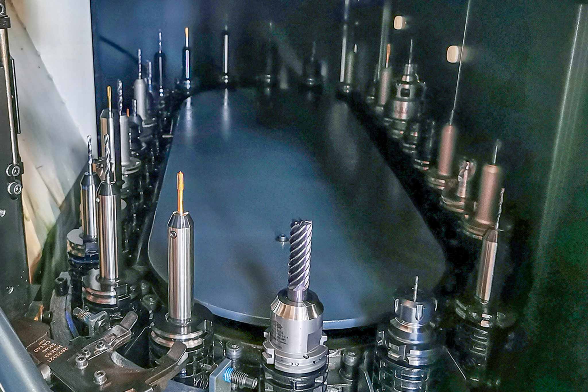 A look into the machine room.
